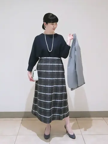 J.PRESS LADIES L スタッフ コーディネート画像