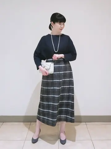 J.PRESS LADIES L スタッフ コーディネート画像
