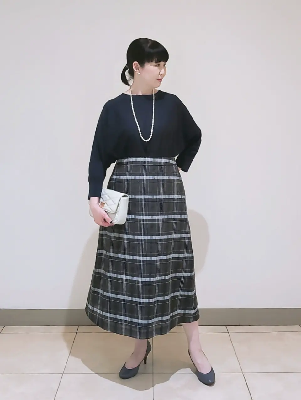 J.PRESS LADIES L スタッフ コーディネート画像