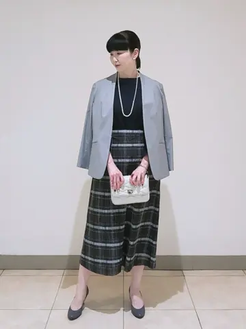 J.PRESS LADIES L スタッフ コーディネート画像