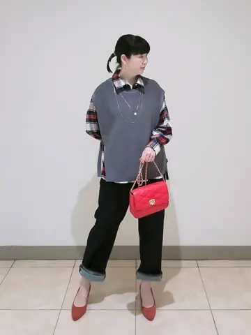 J.PRESS LADIES L スタッフ コーディネート画像