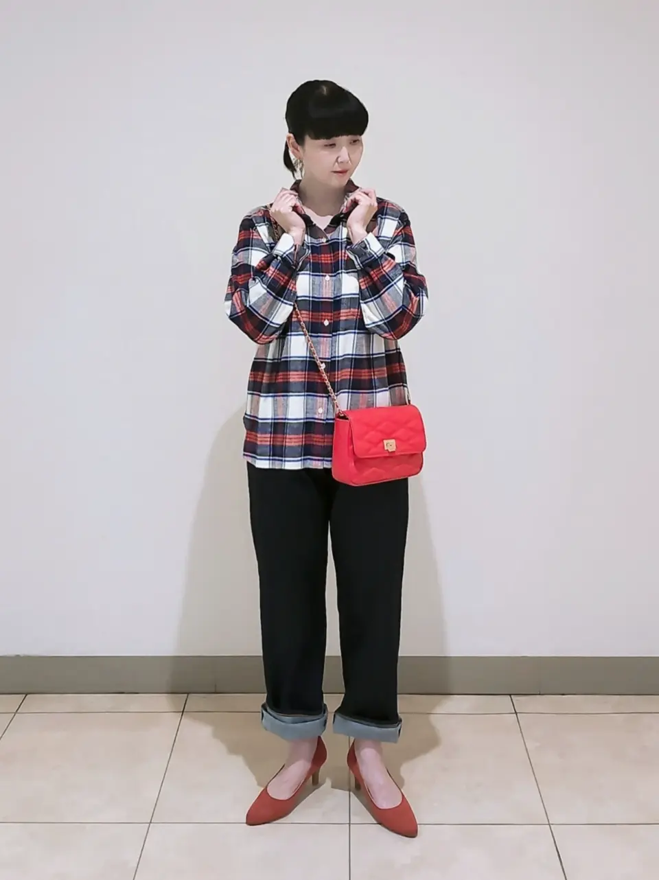 J.PRESS LADIES L スタッフ コーディネート画像