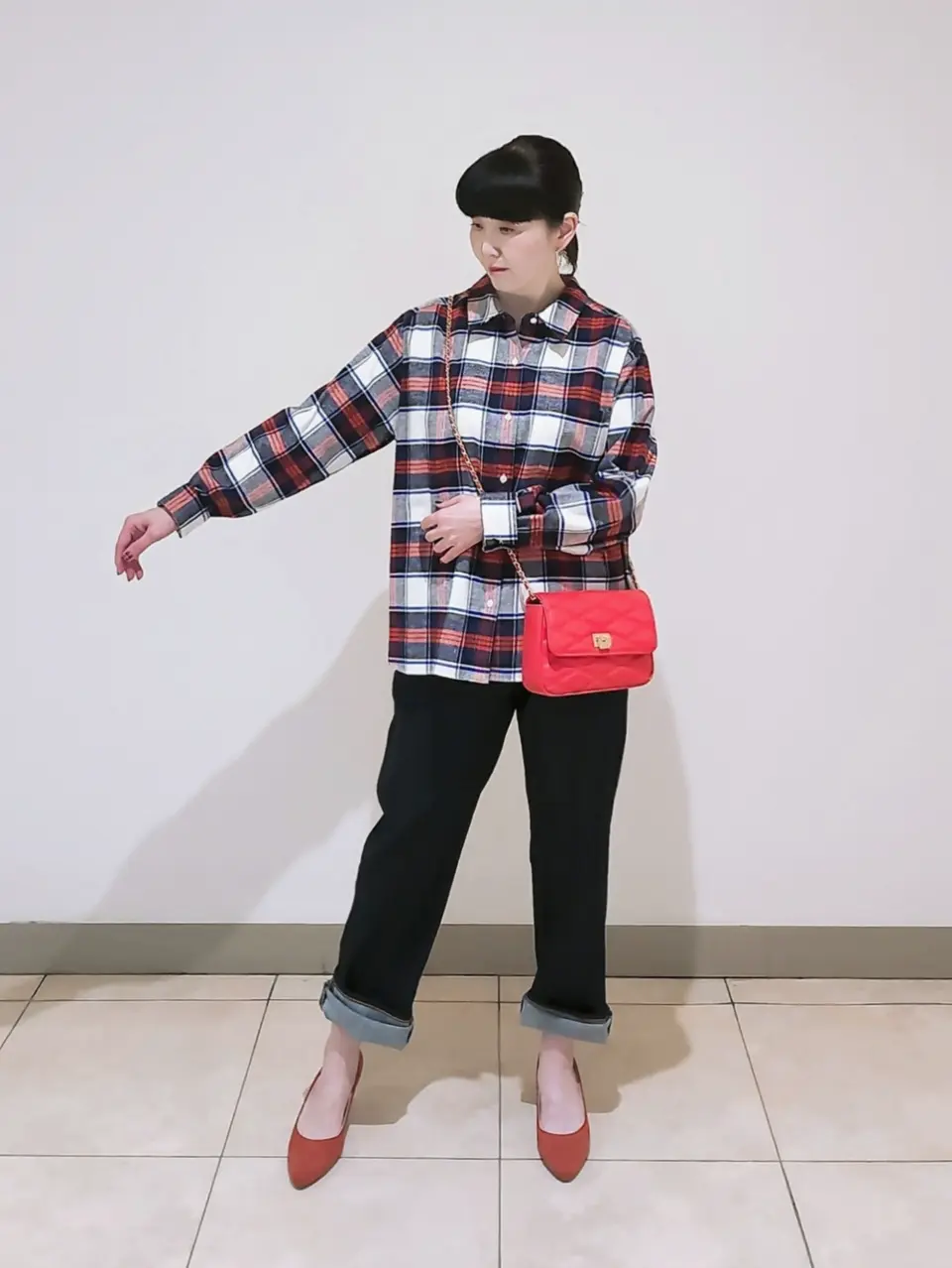 J.PRESS LADIES L スタッフ コーディネート画像