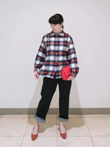 J.PRESS LADIES L スタッフ コーディネート画像