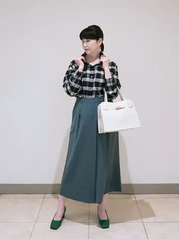 J.PRESS LADIES L スタッフ コーディネート画像