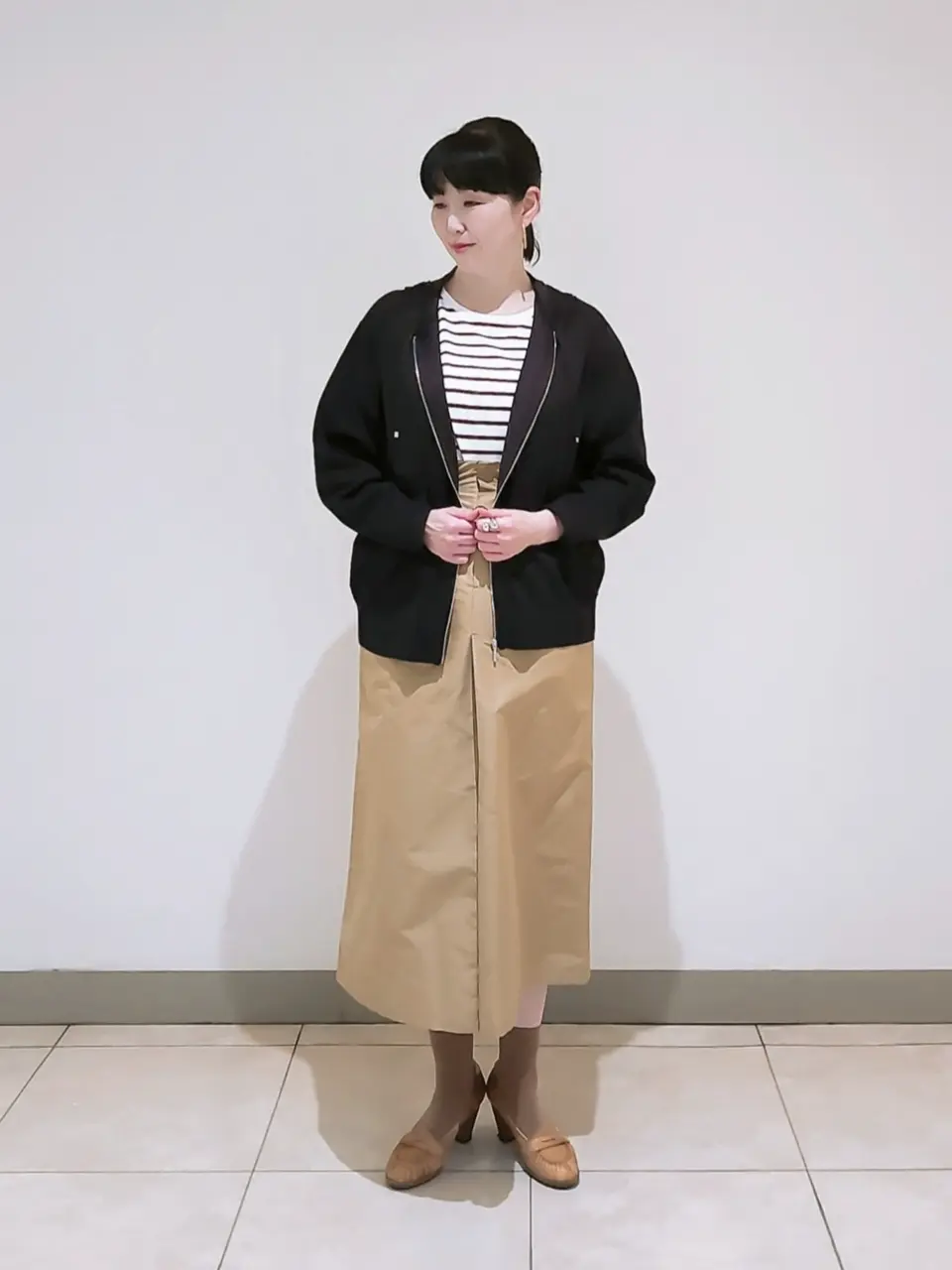 J.PRESS LADIES L スタッフ コーディネート画像