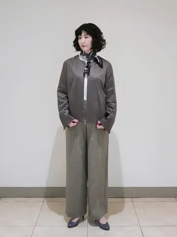 J.PRESS LADIES L スタッフ コーディネート画像