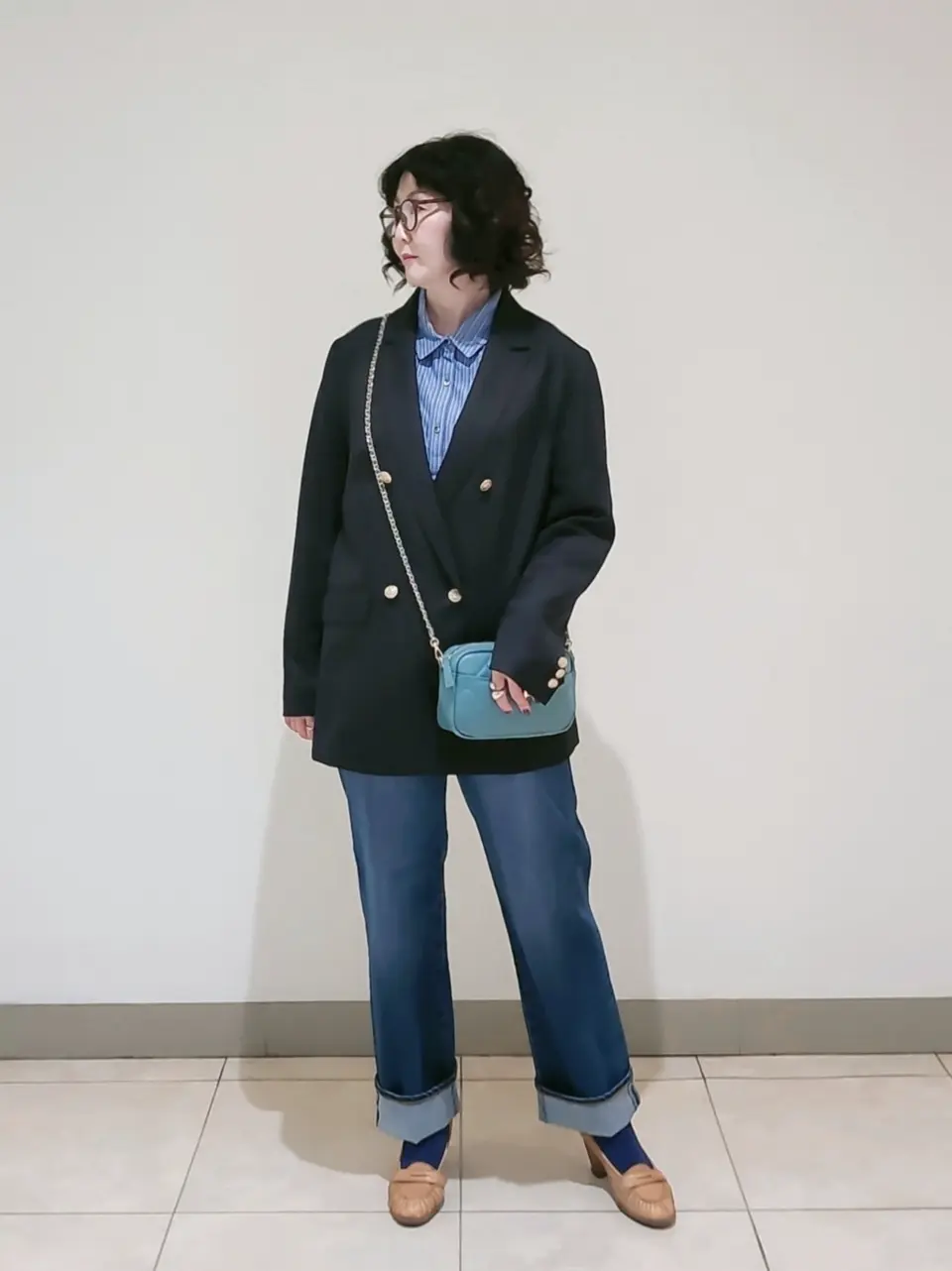 J.PRESS LADIES L スタッフ コーディネート画像