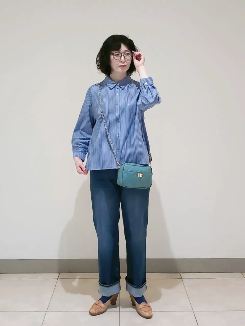 J.PRESS LADIES L スタッフ コーディネート画像