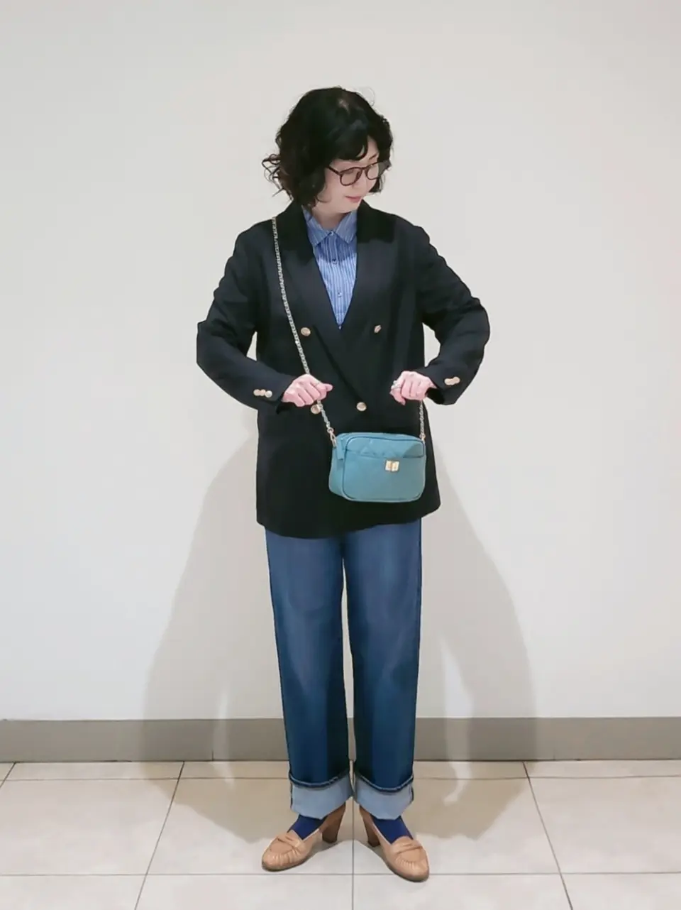 J.PRESS LADIES L スタッフ コーディネート画像