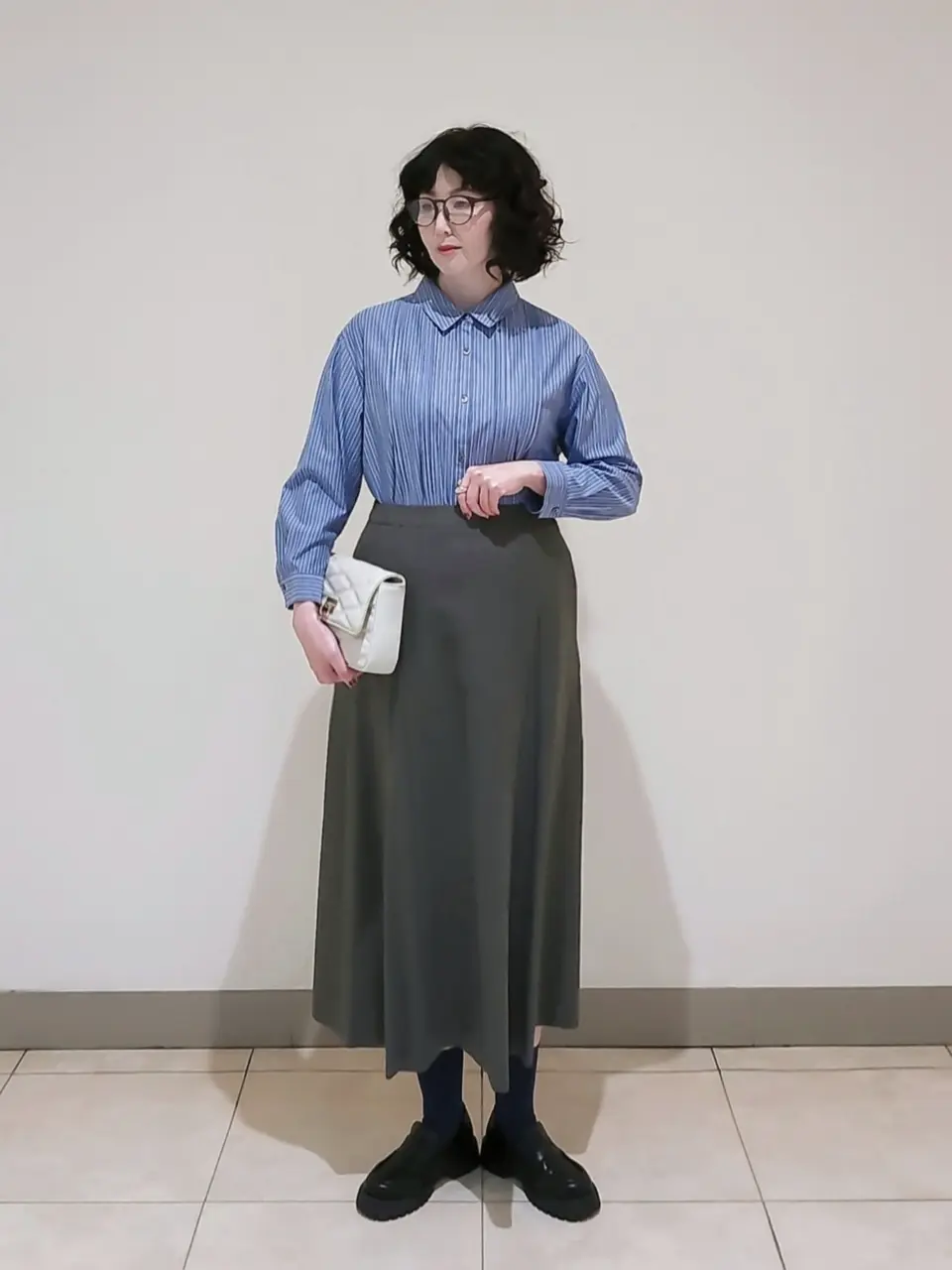 J.PRESS LADIES L スタッフ コーディネート画像