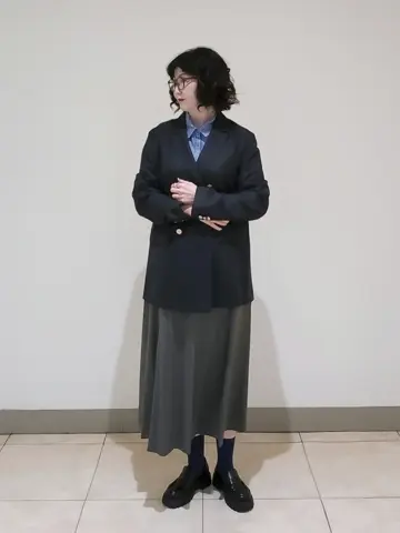 J.PRESS LADIES L スタッフ コーディネート画像