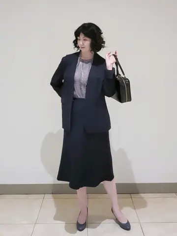 J.PRESS LADIES L スタッフ コーディネート画像