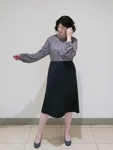 J.PRESS LADIES L スタッフ コーディネート画像