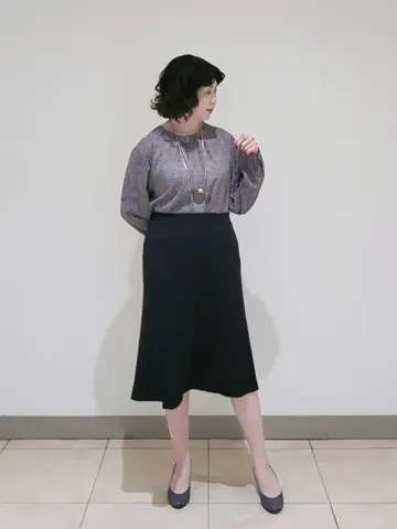 J.PRESS LADIES L スタッフ コーディネート画像