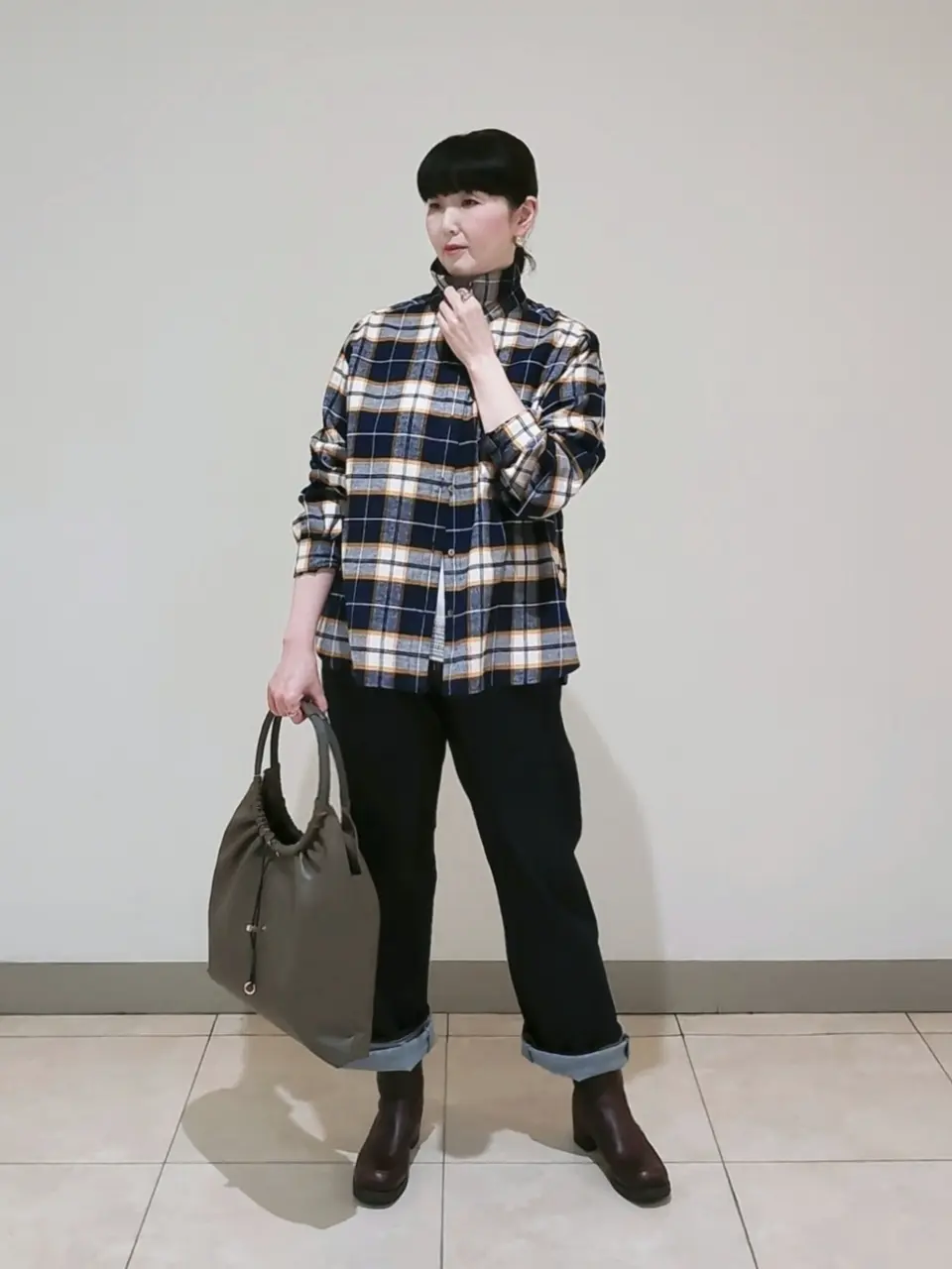 J.PRESS LADIES L スタッフ コーディネート画像