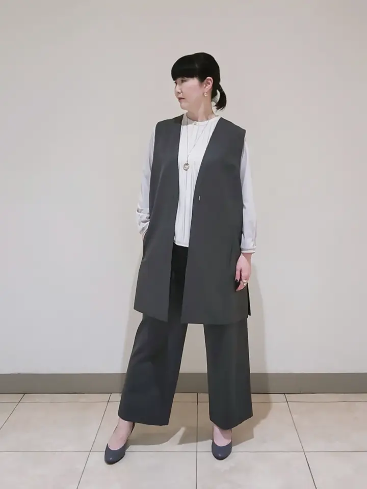 J.PRESS LADIES L スタッフ コーディネート画像