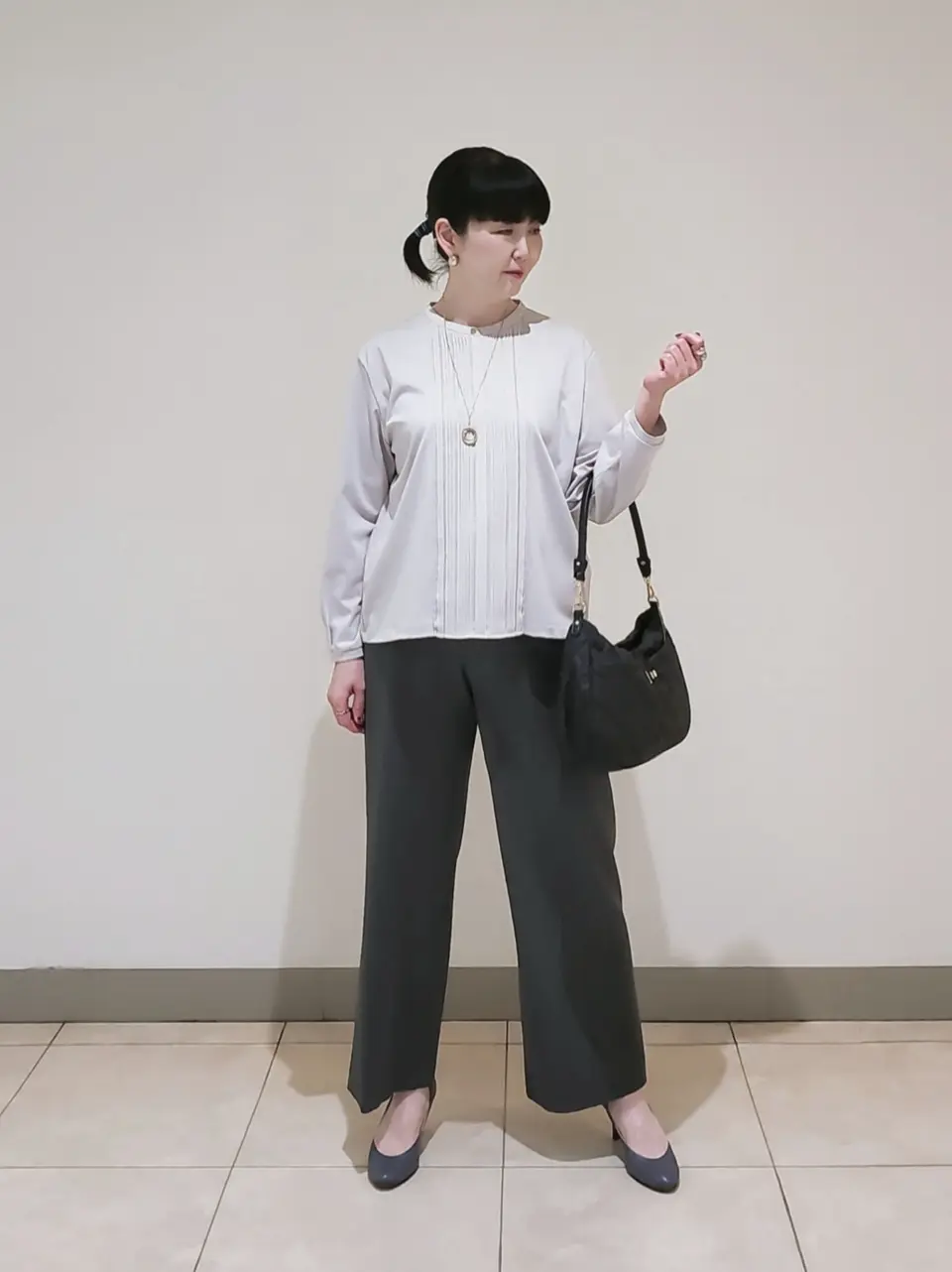 J.PRESS LADIES L スタッフ コーディネート画像