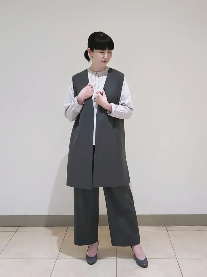 J.PRESS LADIES L スタッフ コーディネート画像