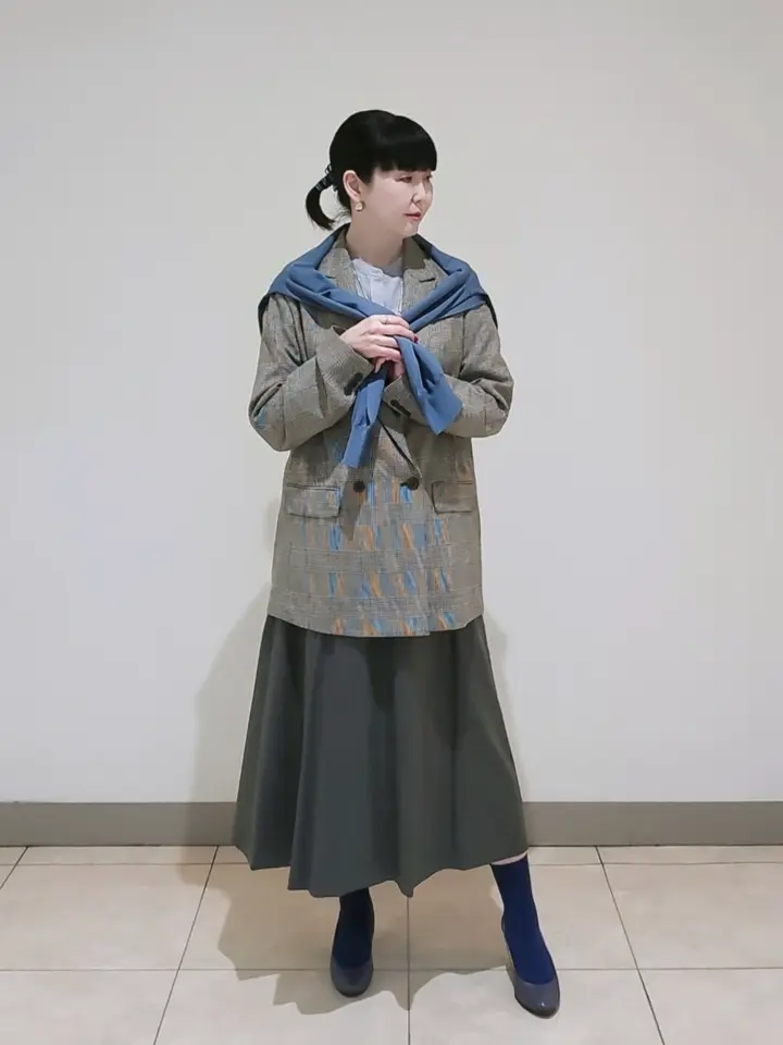 J.PRESS LADIES L スタッフ コーディネート画像