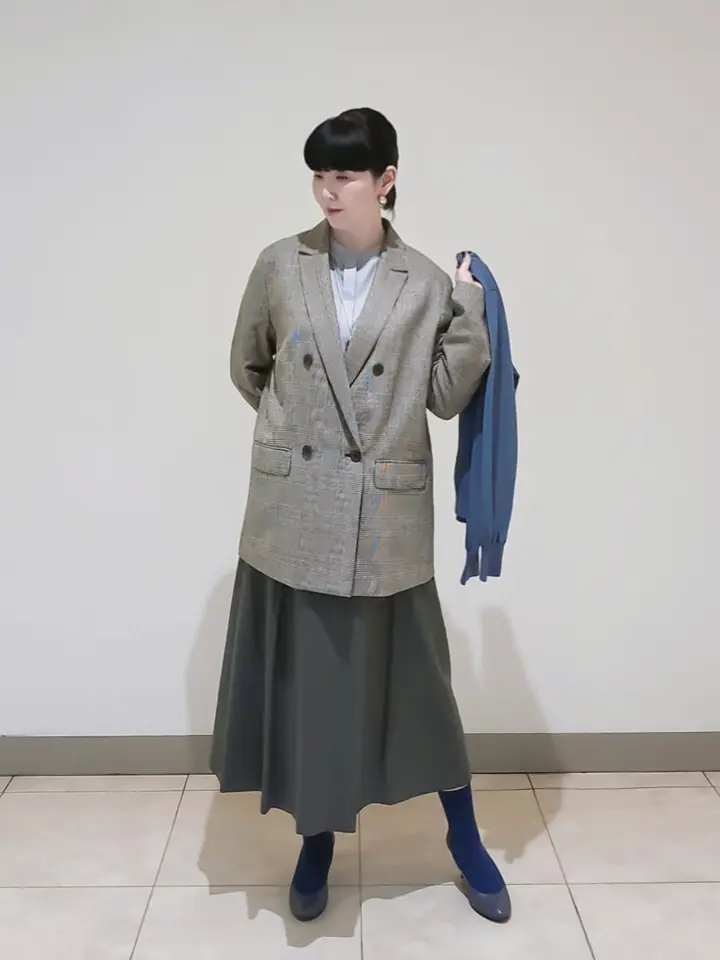 J.PRESS LADIES L スタッフ コーディネート画像