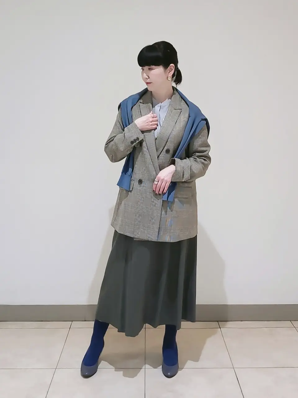 J.PRESS LADIES L スタッフ コーディネート画像