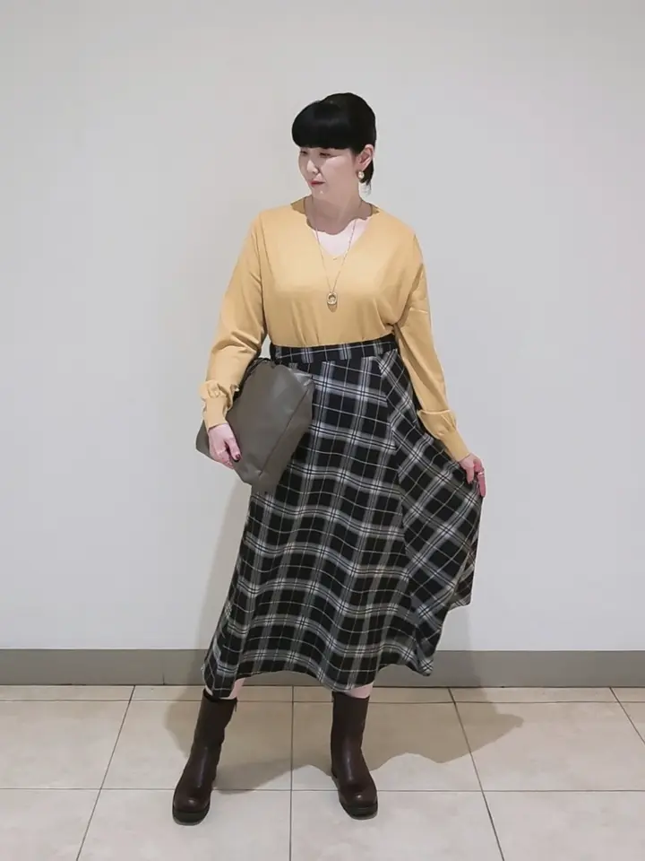 J.PRESS LADIES L スタッフ コーディネート画像