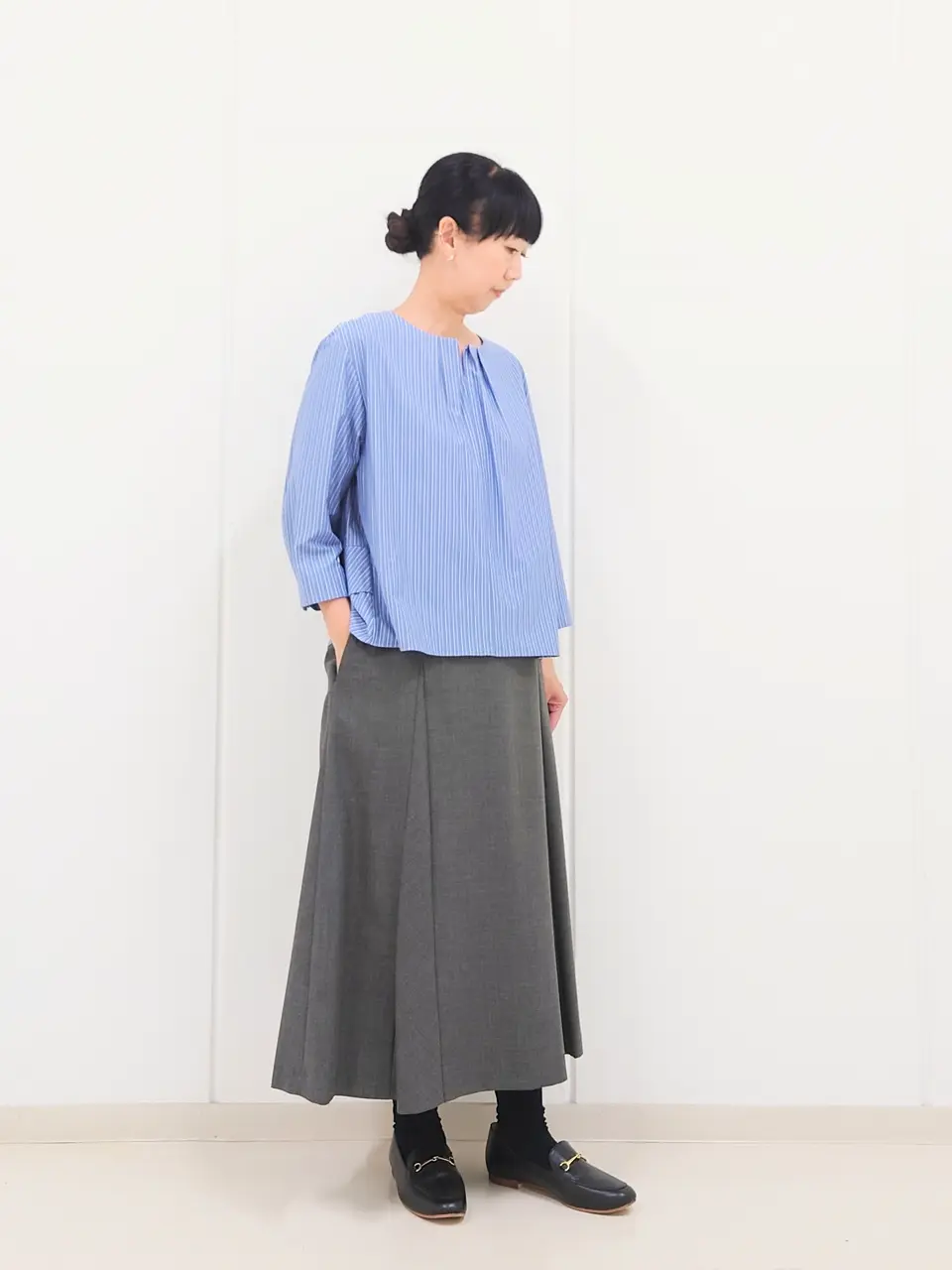 J.PRESS LADIES L スタッフ コーディネート画像