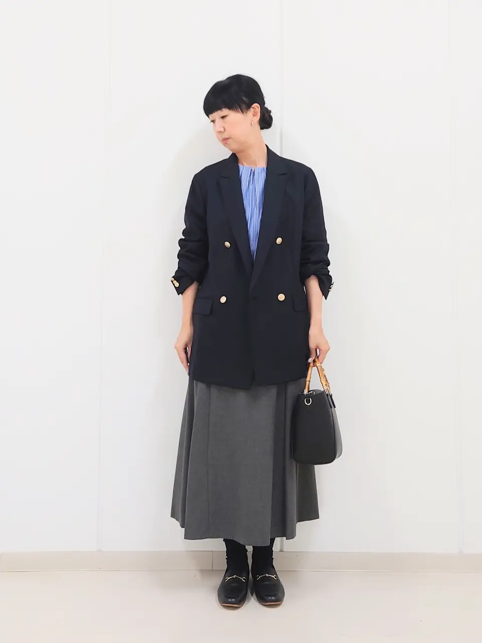 J.PRESS LADIES L スタッフ コーディネート画像