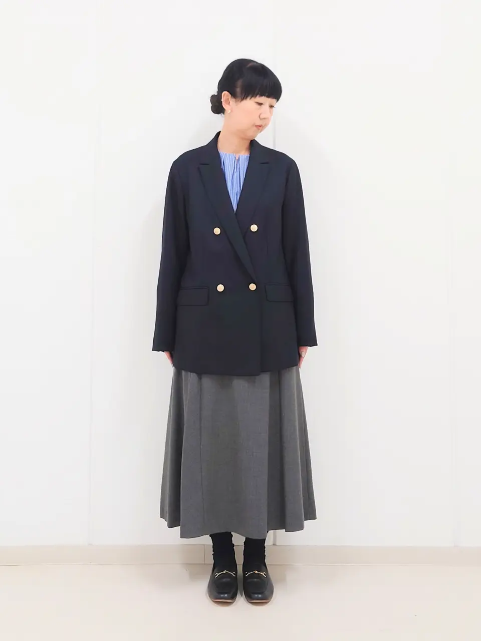 J.PRESS LADIES L スタッフ コーディネート画像