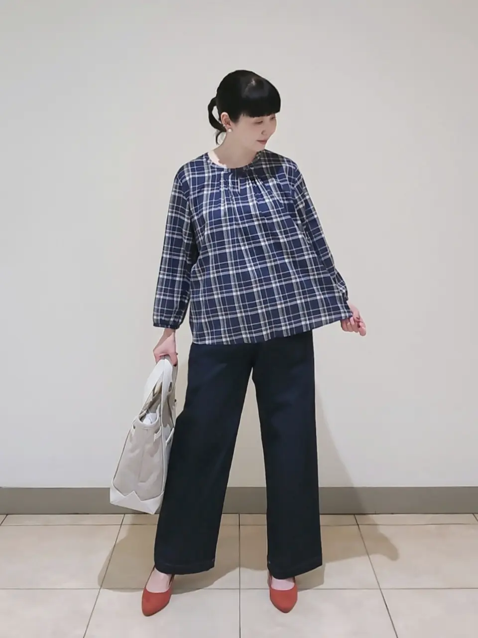 J.PRESS LADIES L スタッフ コーディネート画像