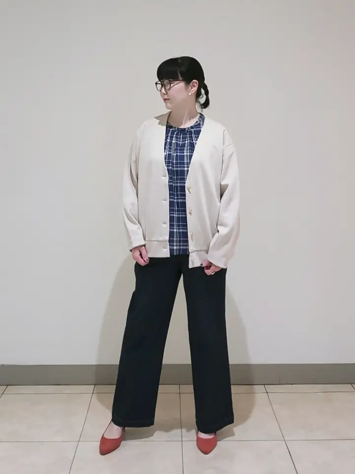 J.PRESS LADIES L スタッフ コーディネート画像