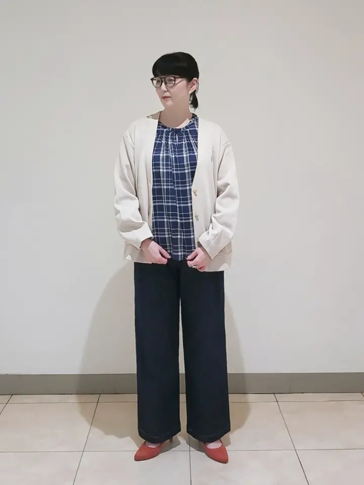 J.PRESS LADIES L スタッフ コーディネート画像