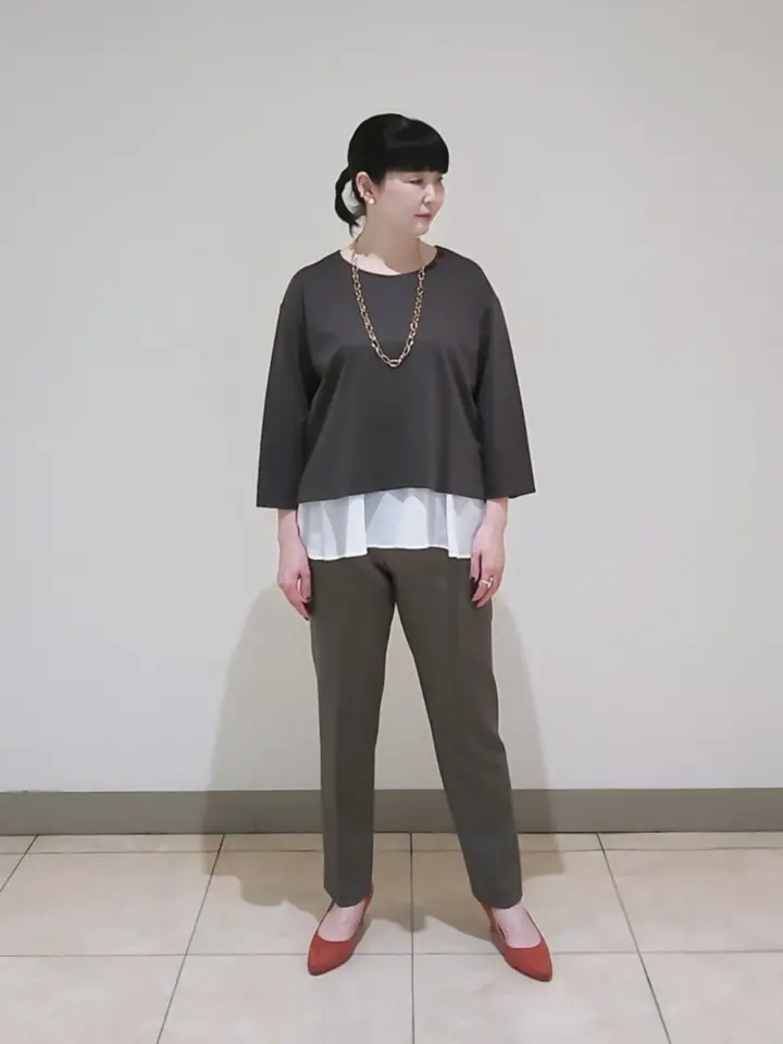 J.PRESS LADIES L スタッフ コーディネート画像