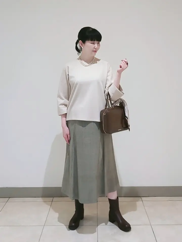 J.PRESS LADIES L スタッフ コーディネート画像