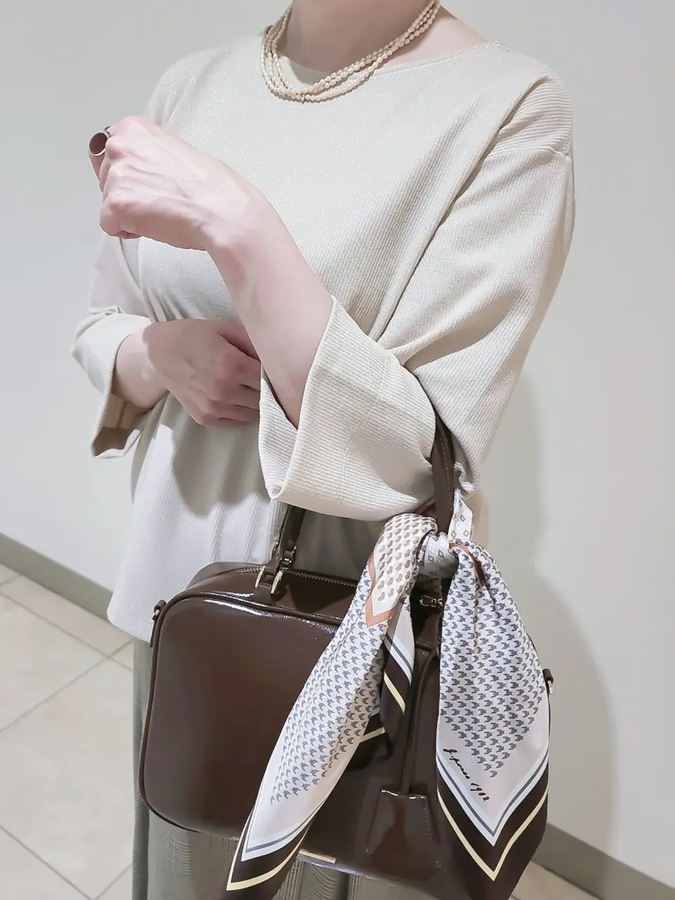 J.PRESS LADIES L スタッフ コーディネート画像