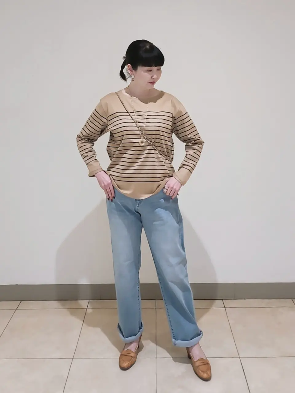 J.PRESS LADIES L スタッフ コーディネート画像