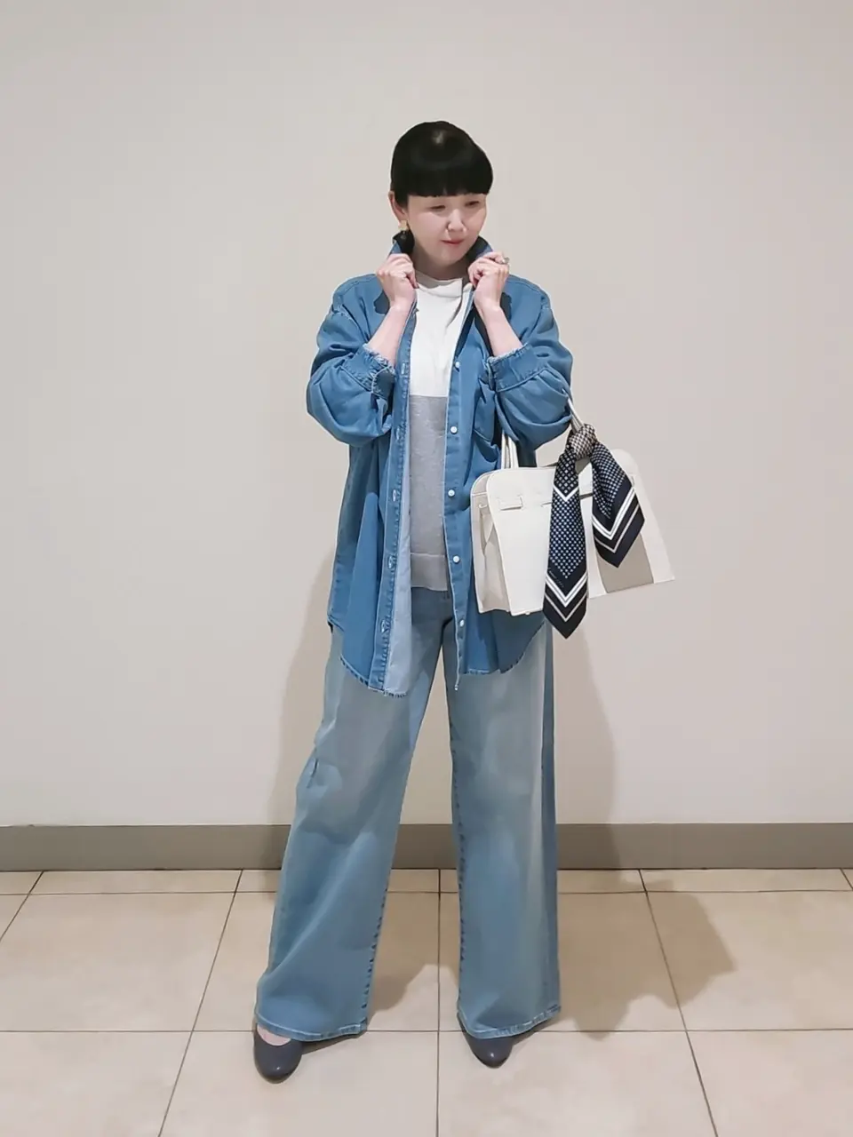 J.PRESS LADIES L スタッフ コーディネート画像