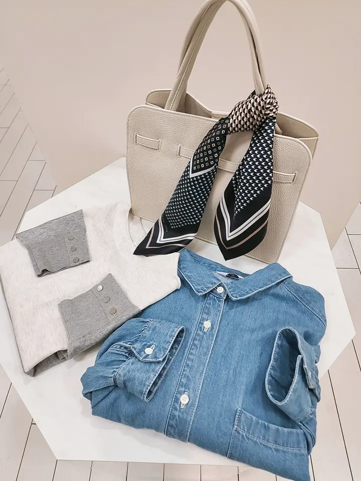 J.PRESS LADIES L スタッフ コーディネート画像