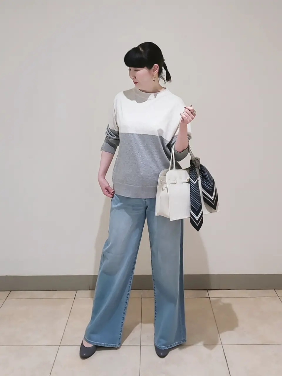 J.PRESS LADIES L スタッフ コーディネート画像