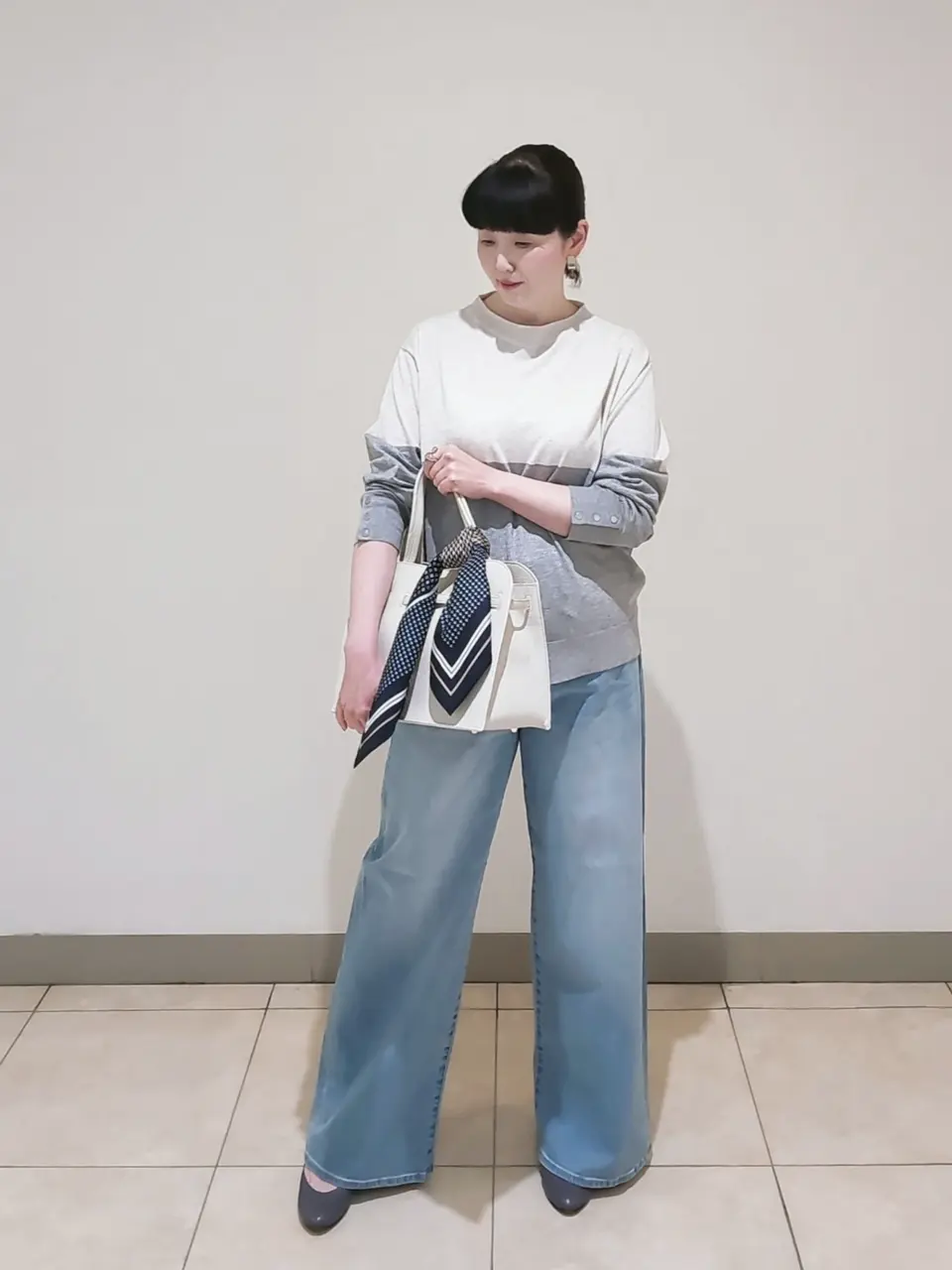 J.PRESS LADIES L スタッフ コーディネート画像