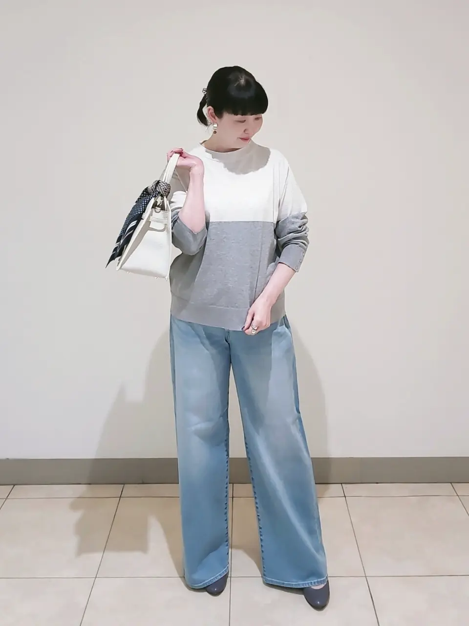 J.PRESS LADIES L スタッフ コーディネート画像