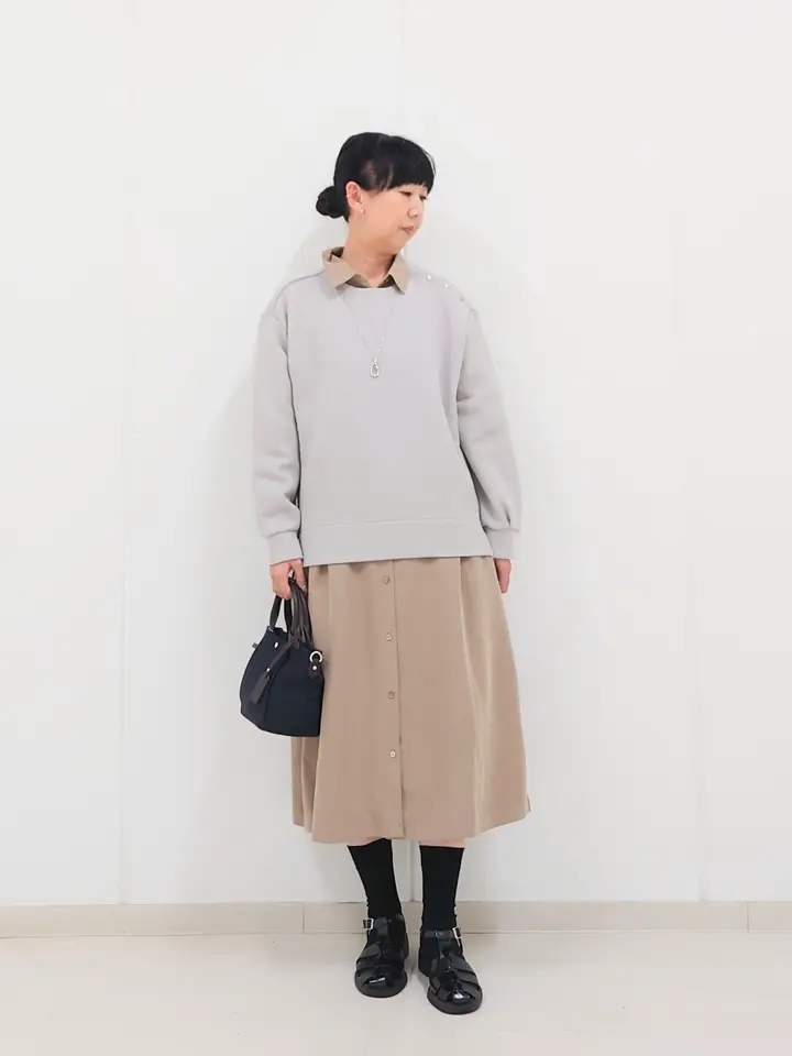 J.PRESS LADIES L スタッフ コーディネート画像