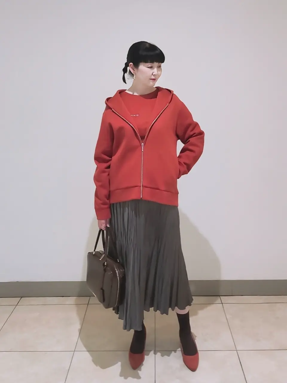 J.PRESS LADIES L スタッフ コーディネート画像