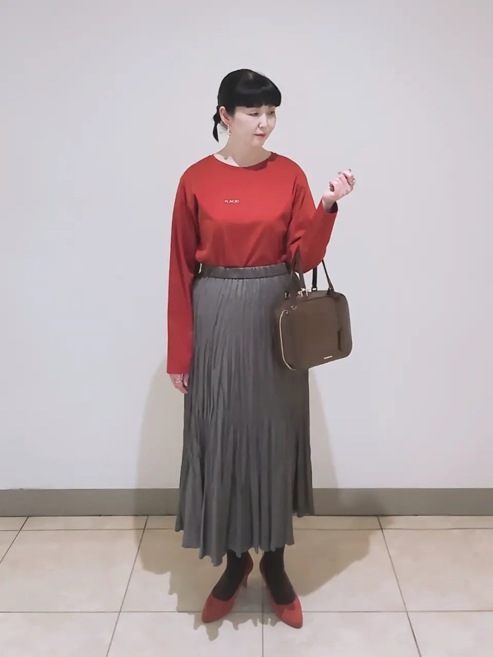 J.PRESS LADIES L スタッフ コーディネート画像