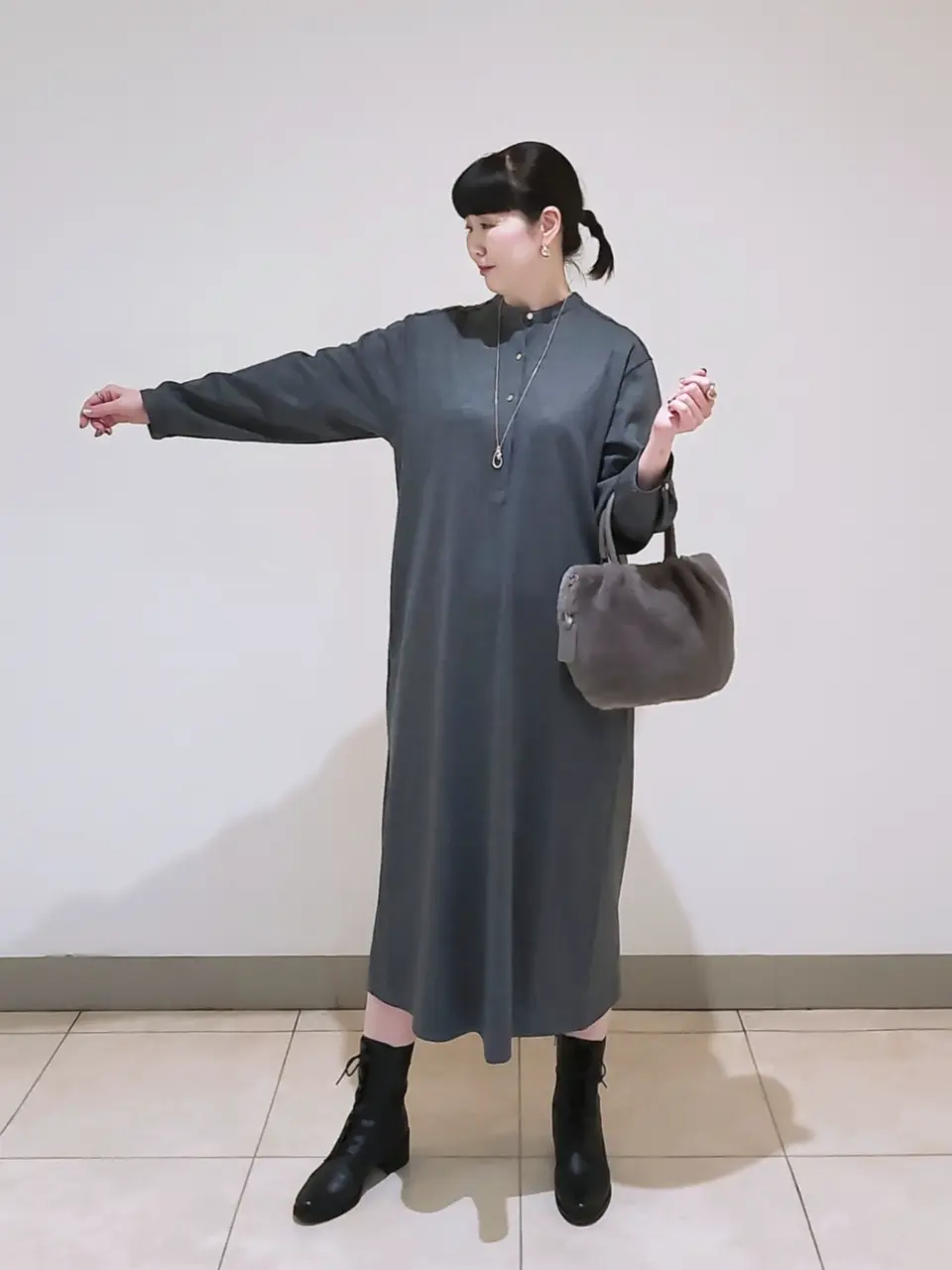 J.PRESS LADIES L スタッフ コーディネート画像