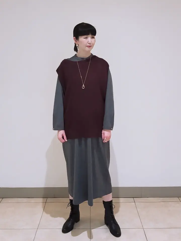 J.PRESS LADIES L スタッフ コーディネート画像