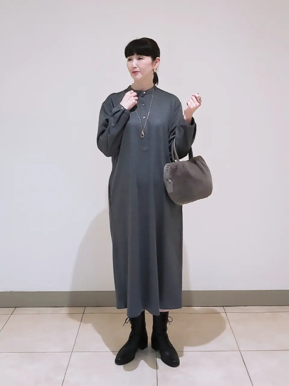 J.PRESS LADIES L スタッフ コーディネート画像