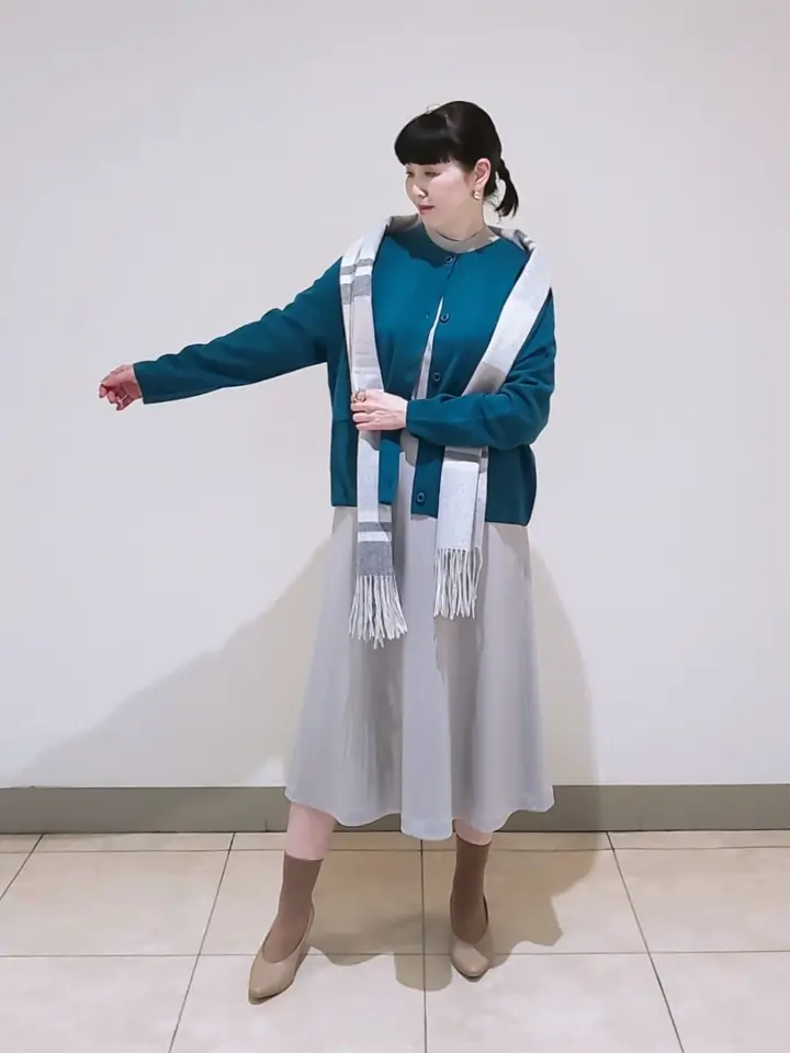 J.PRESS LADIES L スタッフ コーディネート画像