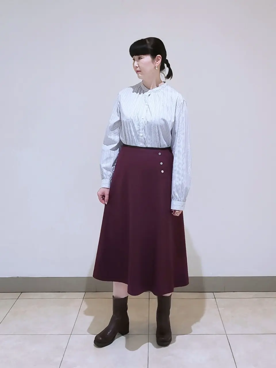 J.PRESS LADIES L スタッフ コーディネート画像